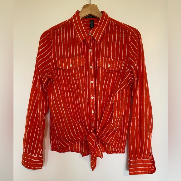 Ralph Lauren Striped Blouse - Picture 1 of 9